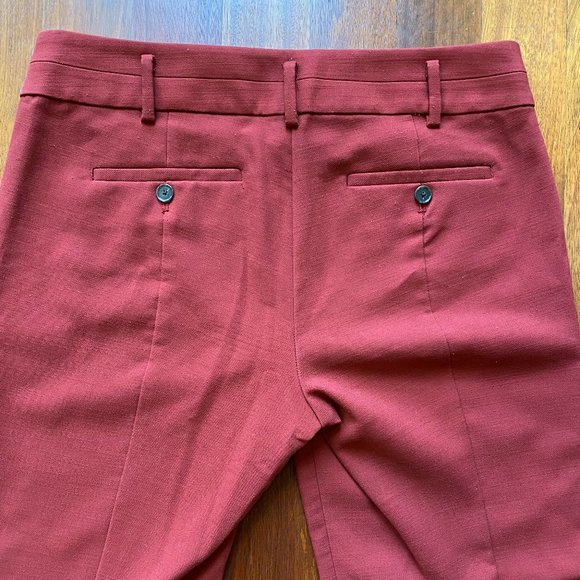 LOFT Berry Red "Marisa" Dress Pants, Size 6 - Picture 9 of 12